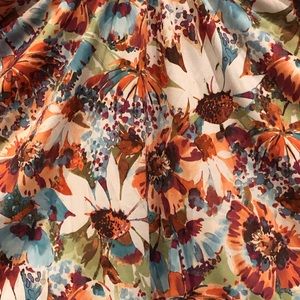 NEW 3/4 Flowers Sleeveless TWIRLY TANK Dress